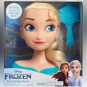 Frozen Disney Elsa Styling Mini Head 7 Inches